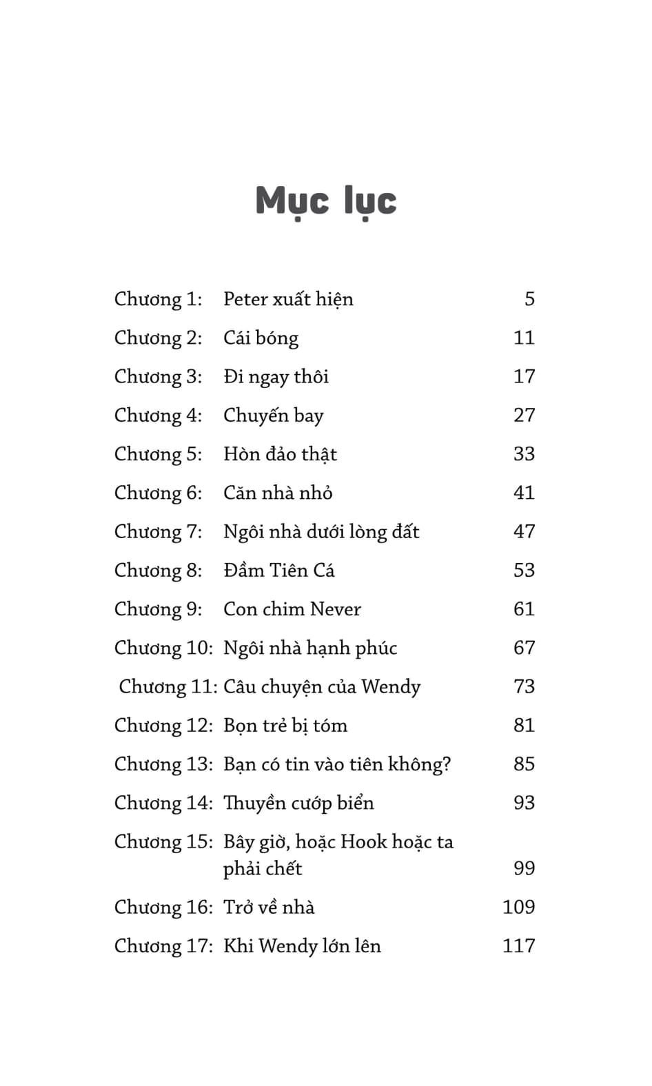 danh tác rút gọn - peter pan cậu bé biết bay