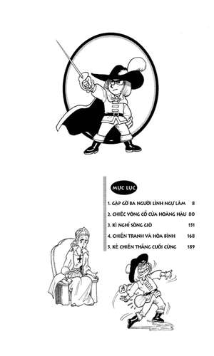 danh tác thế giới - ba người lính ngự lâm