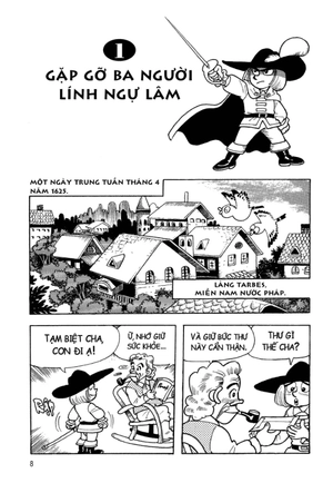 danh tác thế giới - ba người lính ngự lâm