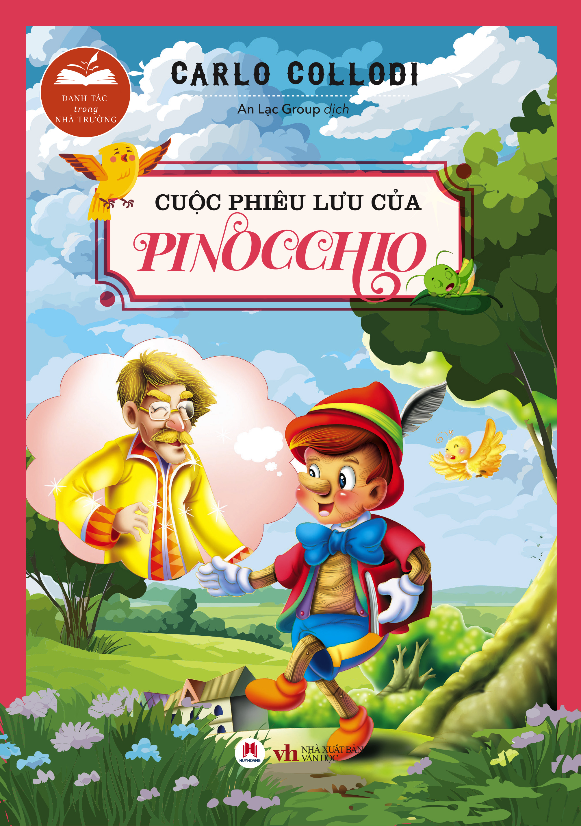 danh tác trong nhà trường - cuộc phiêu lưu của pinocchio (tái bản 2024)