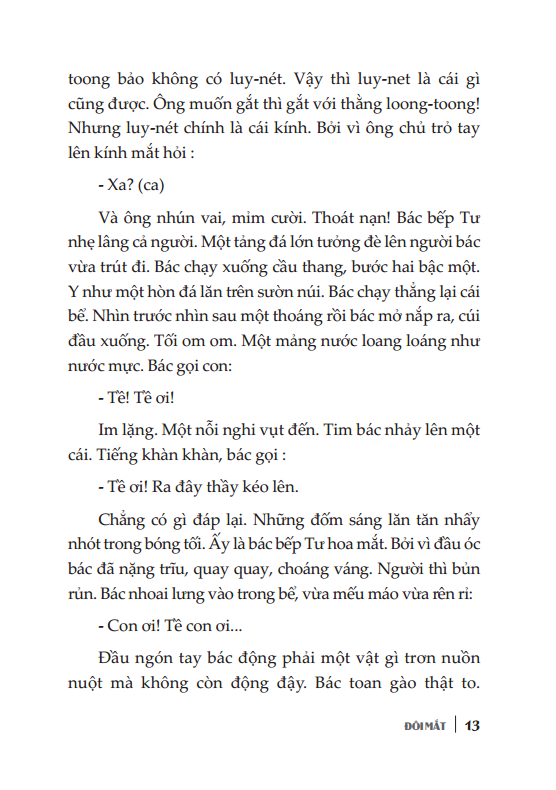 danh tác văn học việt nam - đôi mắt - bìa cứng (tái bản 2024)
