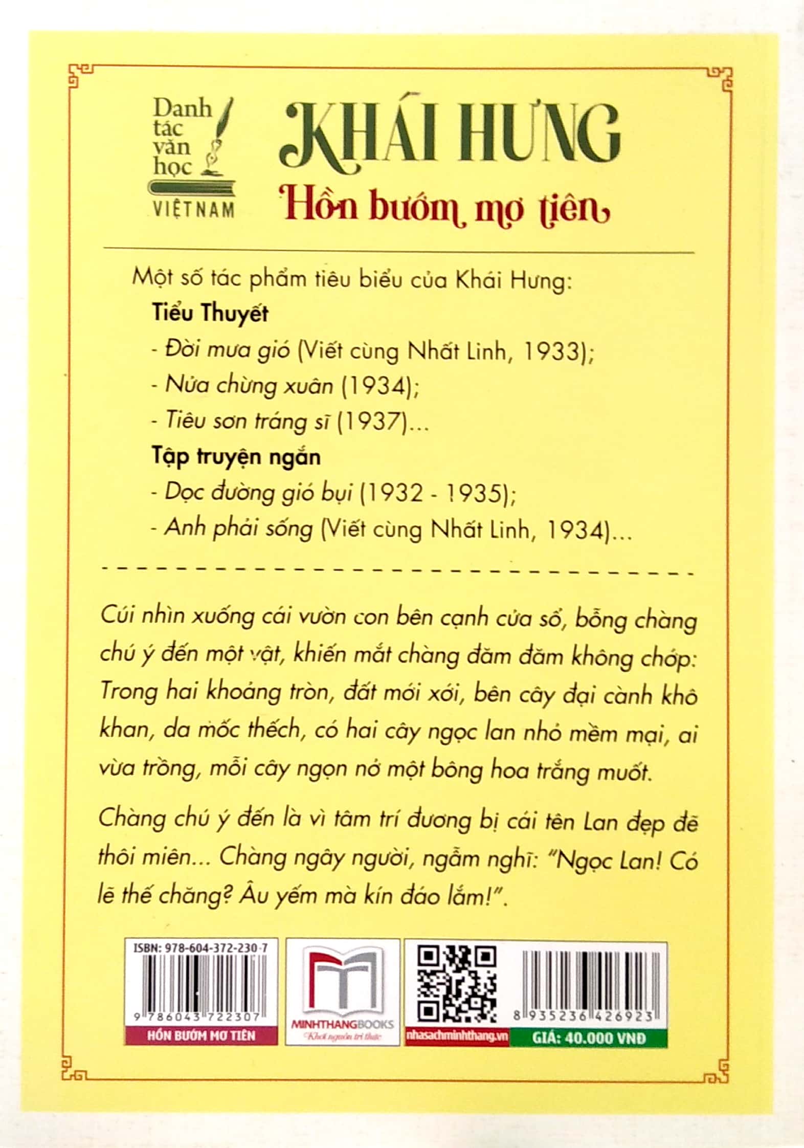 danh tác văn học việt nam - hồn bướm mơ tiên