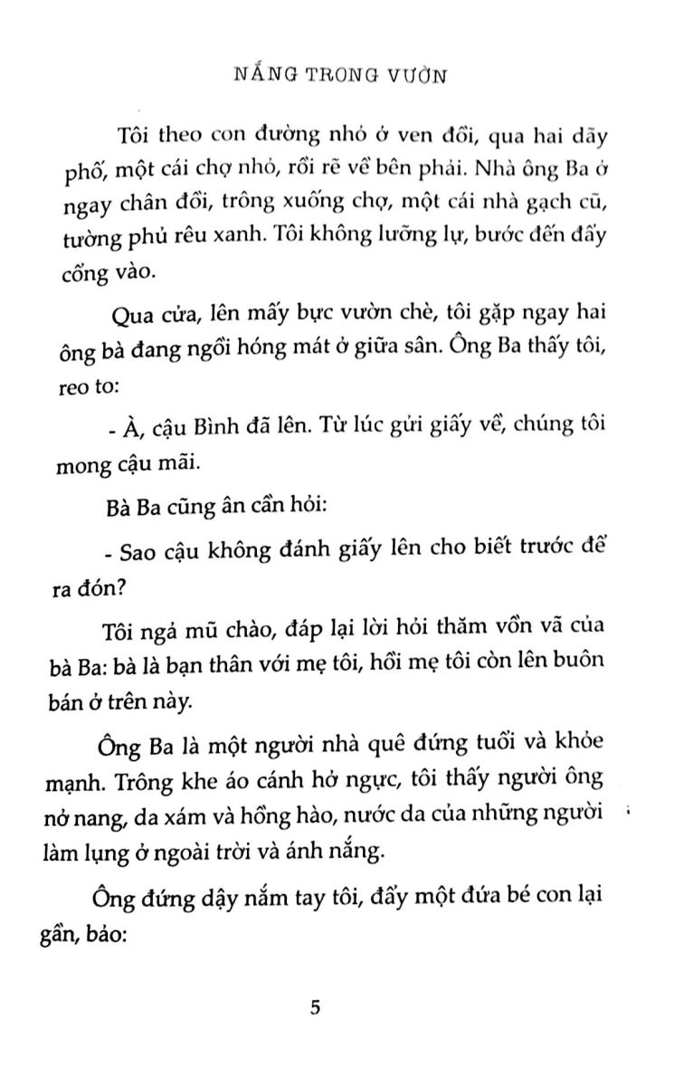 danh tác văn học việt nam - nắng trong vườn (tái bản 2024)