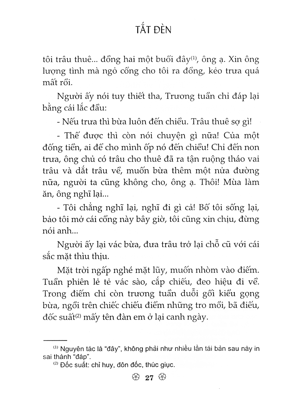 danh tác văn học việt nam - tắt đèn (tái bản 2023)