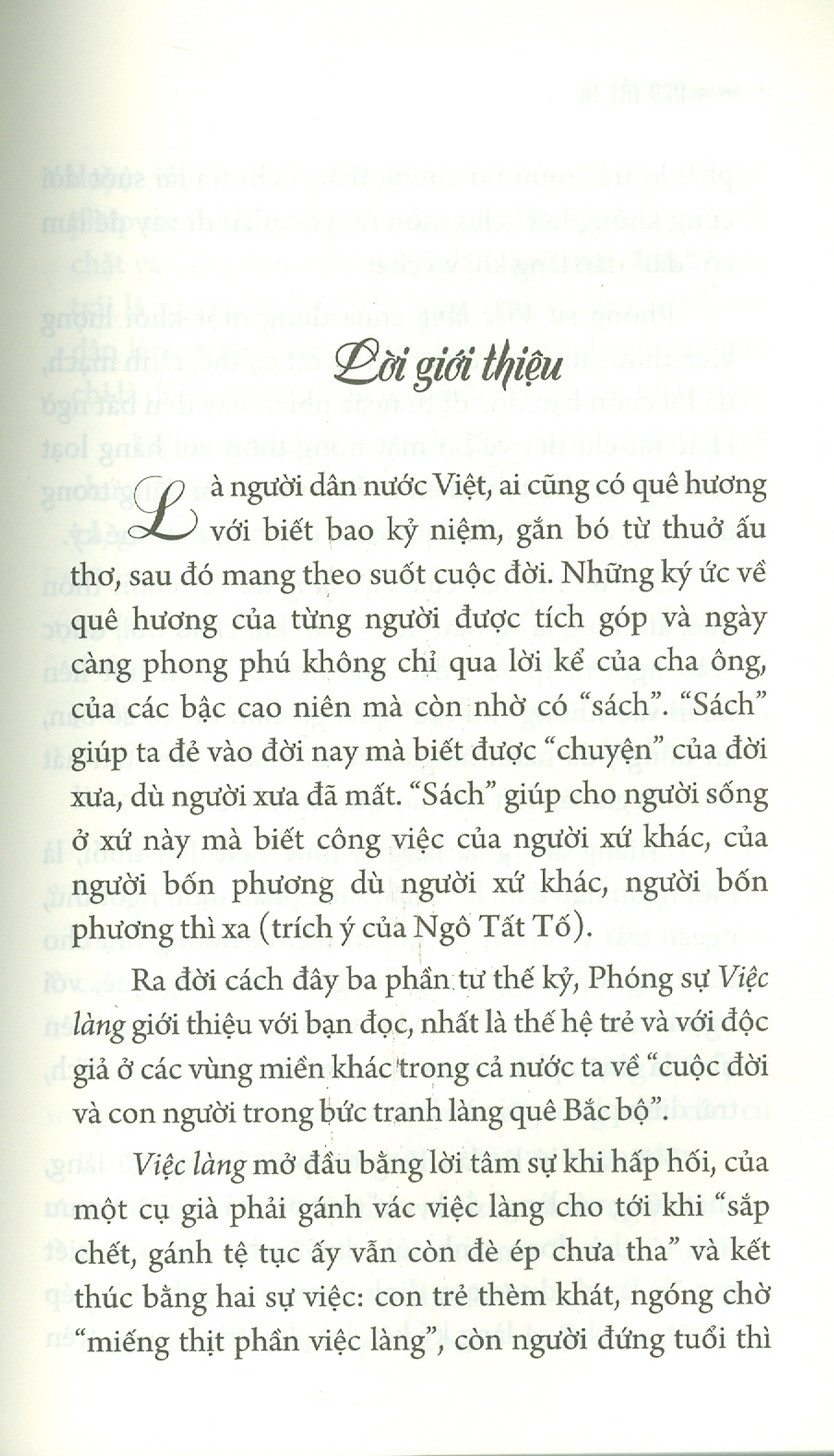 danh tác việc nam - việc làng
