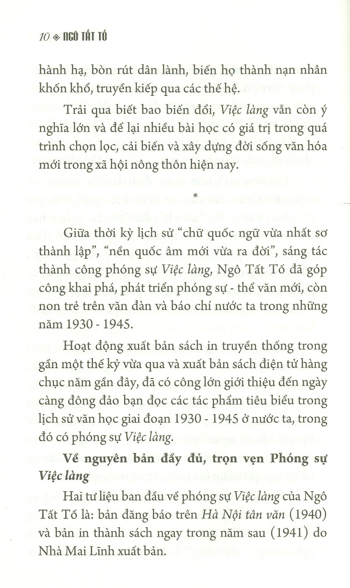danh tác việc nam - việc làng
