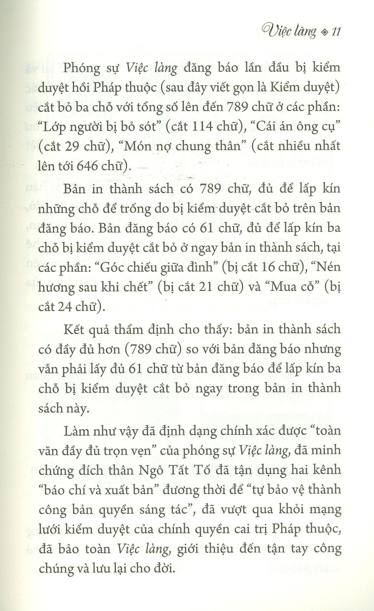 danh tác việc nam - việc làng