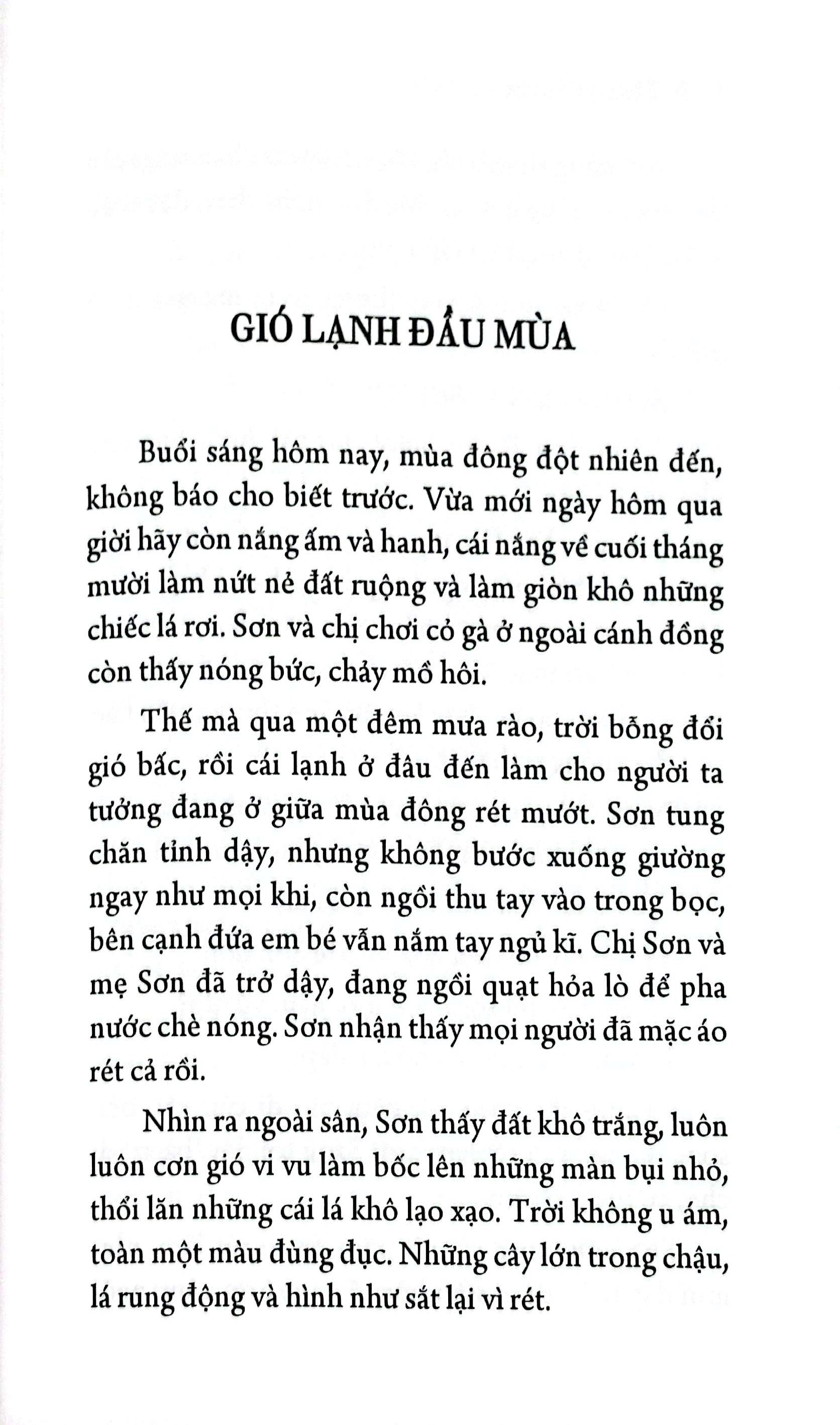 danh tác việt nam - gió lạnh đầu mùa