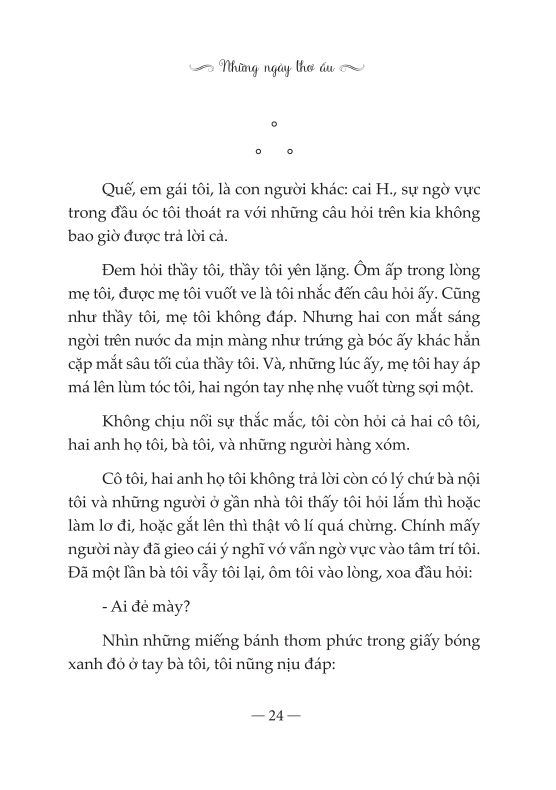 Danh Tac Viet Nam - Nhung Ngay Tho Au (In Theo Ban Cua NXB Doi Nay Nam 1940)