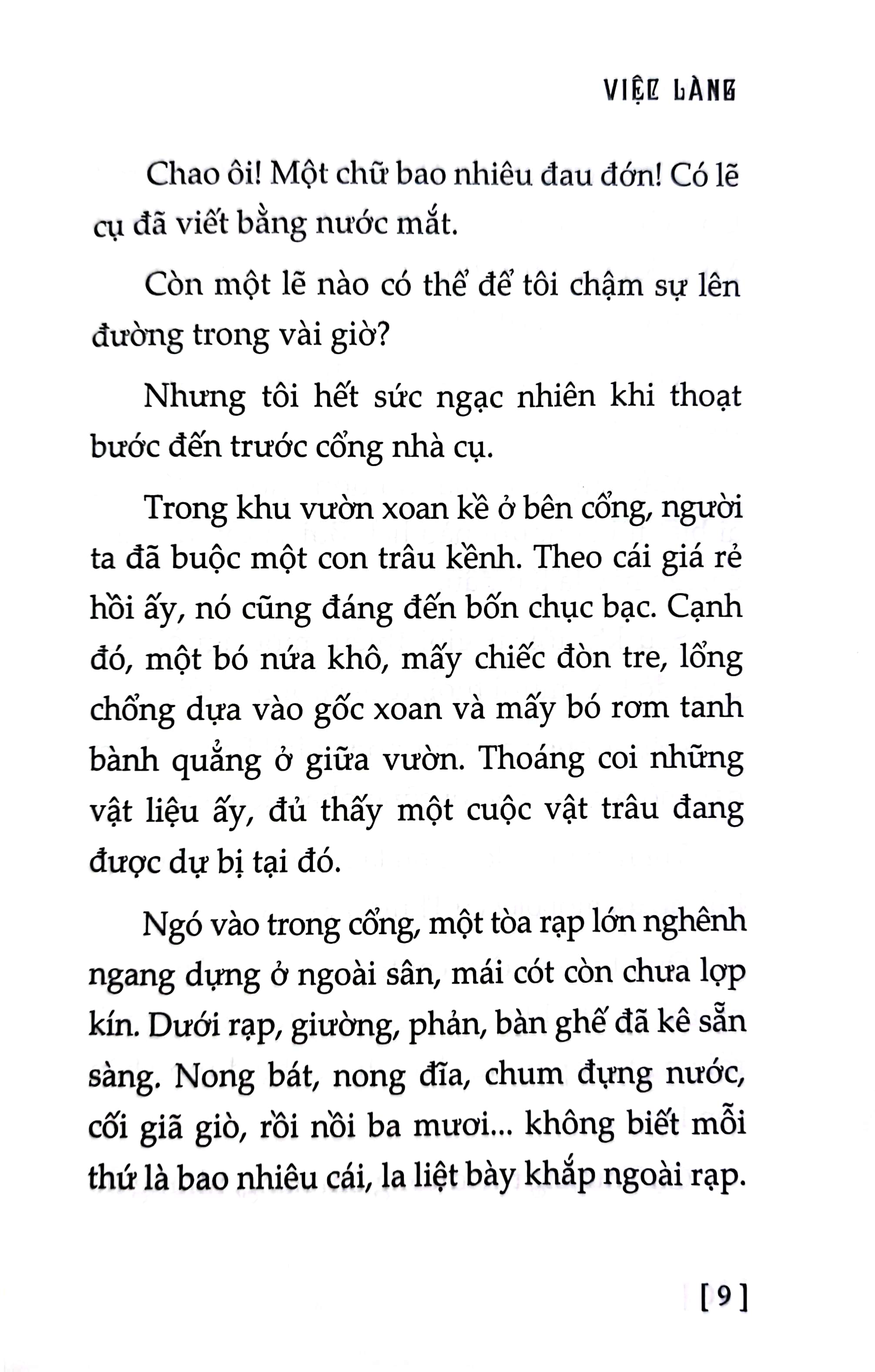 danh tác việt nam - việc làng
