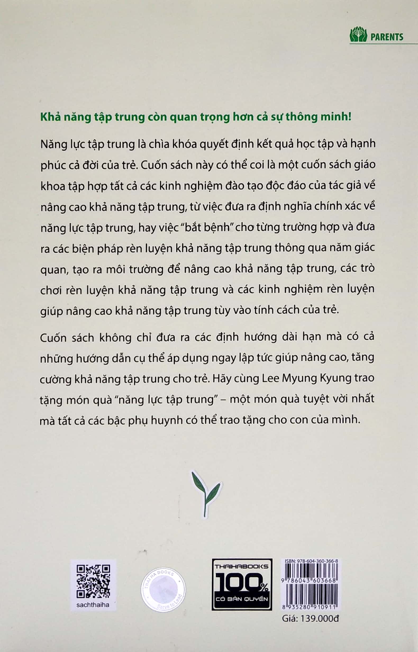 đánh thức khả năng tập trung của trẻ