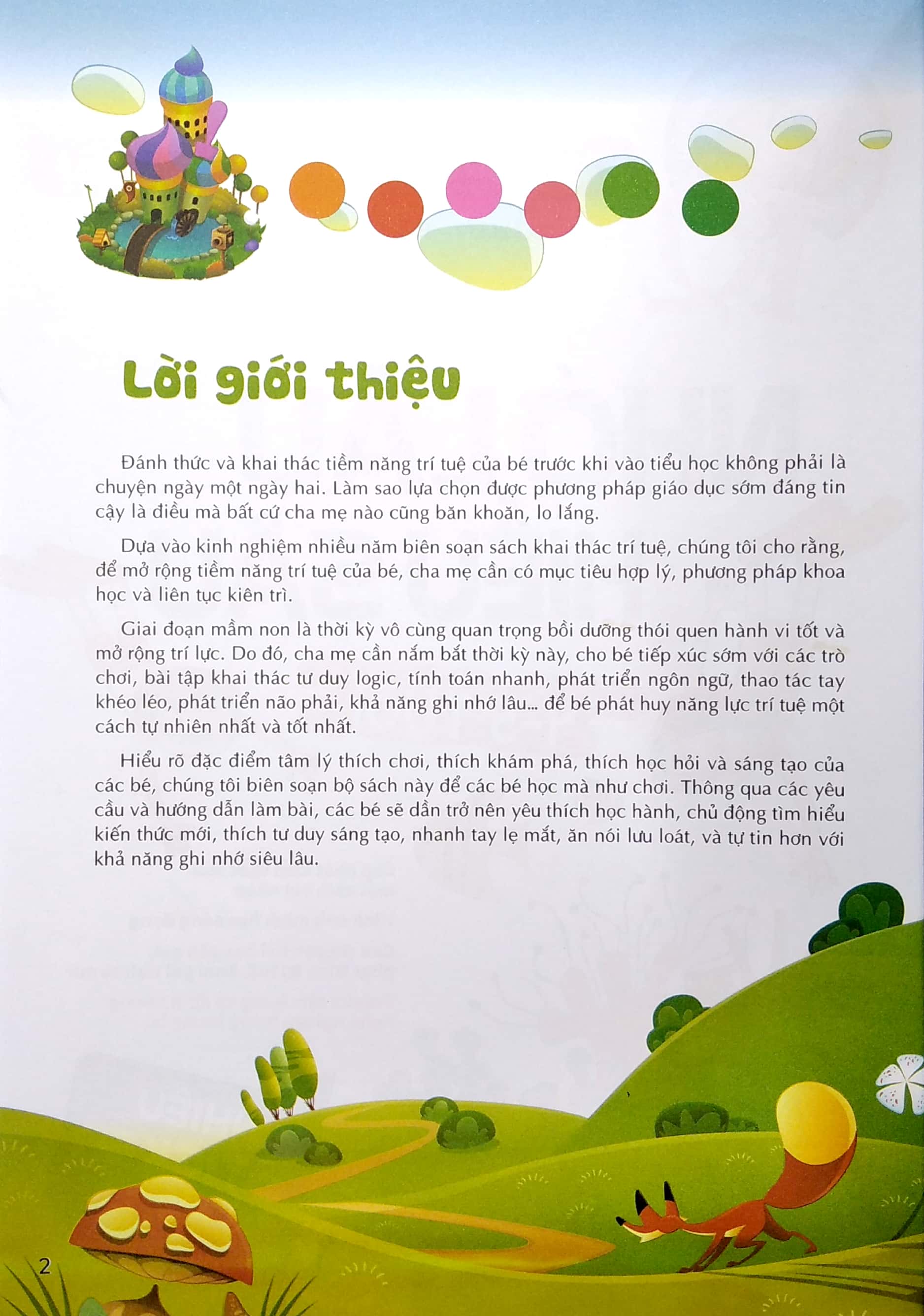 đánh thức tiềm năng trí tuệ - nhớ lâu hiểu sâu (4-5 tuổi)