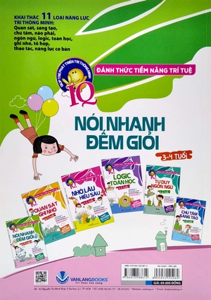 đánh thức tiềm năng trí tuệ - nói nhanh đếm giỏi (3-4 tuổi) (tái bản)