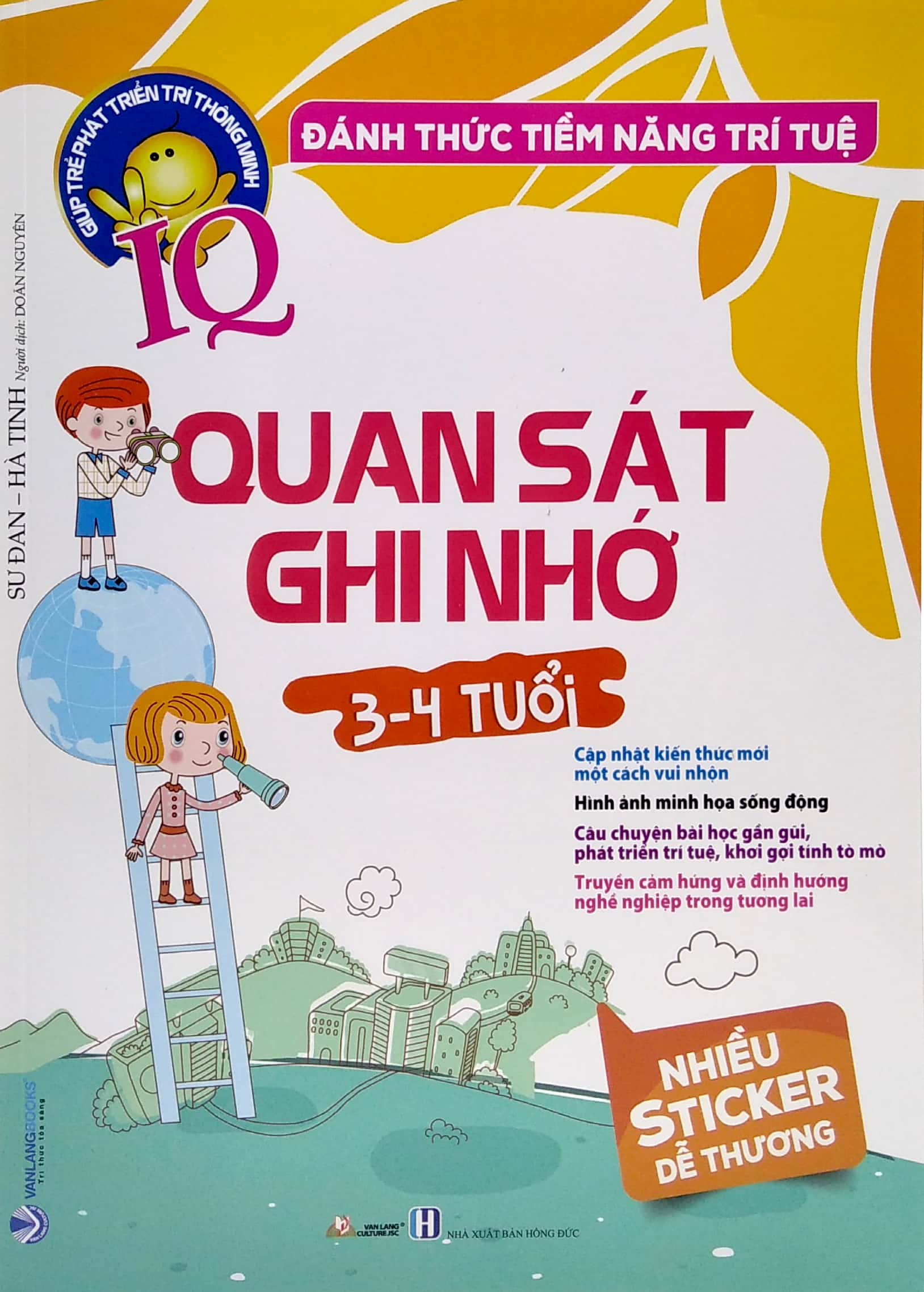 đánh thức tiềm năng trí tuệ - quan sát ghi nhớ (3-4 tuổi) (tái bản)