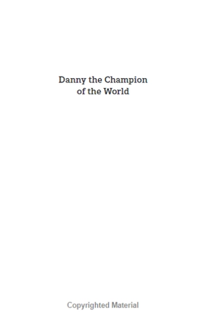 danny the champion of the world