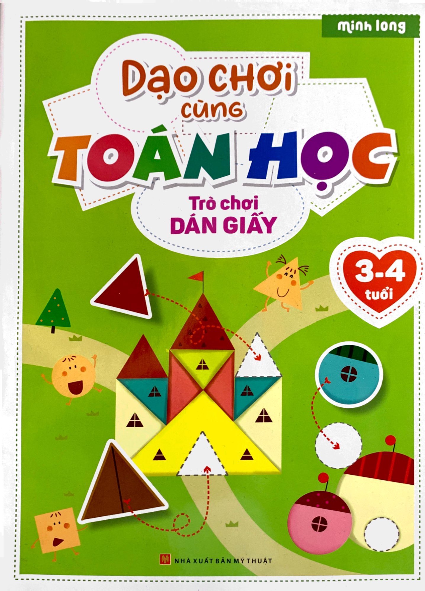 dạo chơi cùng toán học - trò chơi dán giấy (3-4 tuổi)