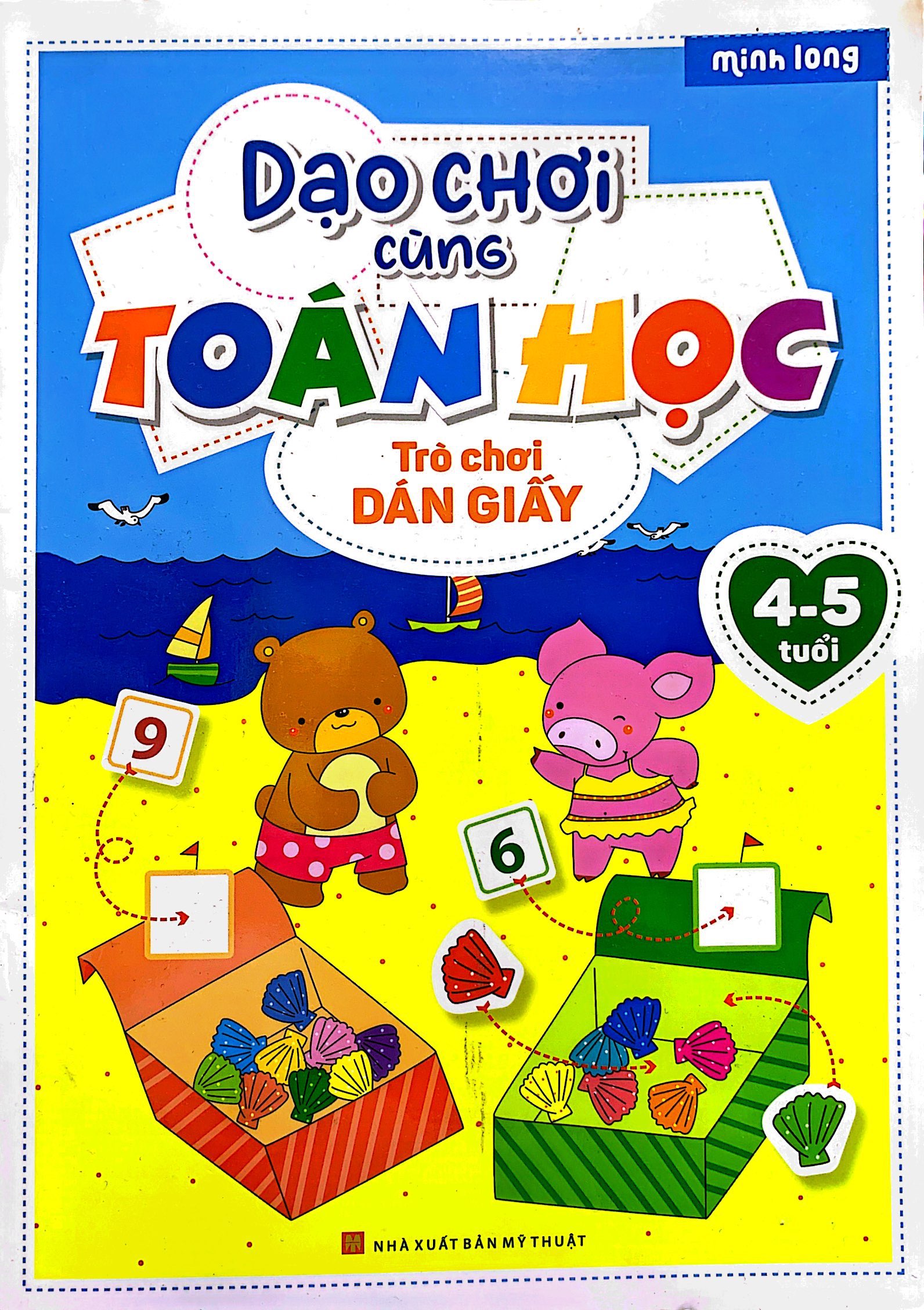 dạo chơi cùng toán học - trò chơi dán giấy (4-5 tuổi)