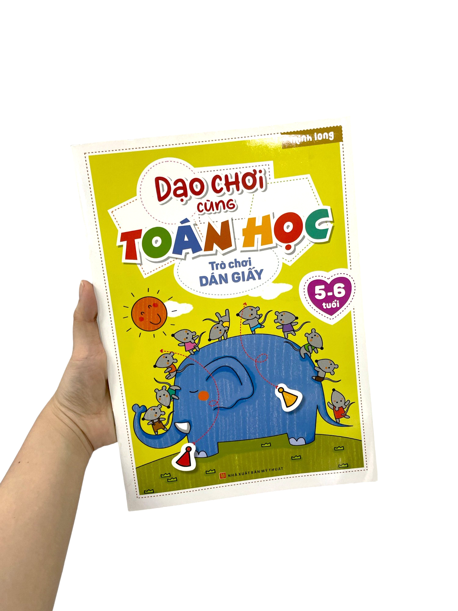 dạo chơi cùng toán học - trò chơi dán giấy (5-6 tuổi)