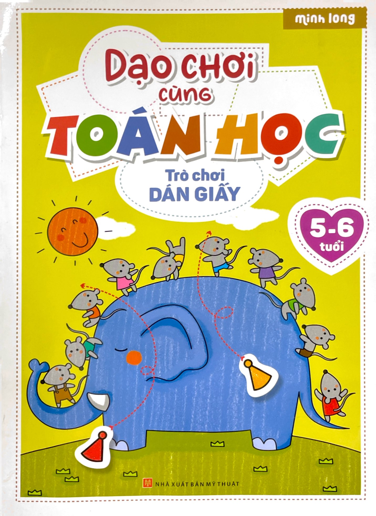 dạo chơi cùng toán học - trò chơi dán giấy (5-6 tuổi)