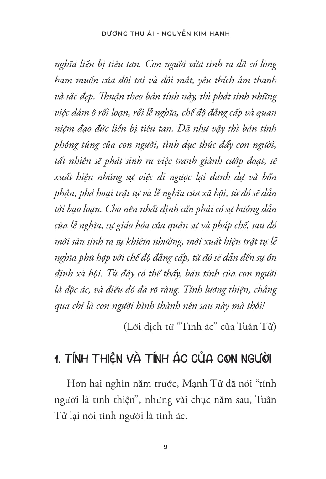 Dao Ly Co Nhan - Chi Tien Thu