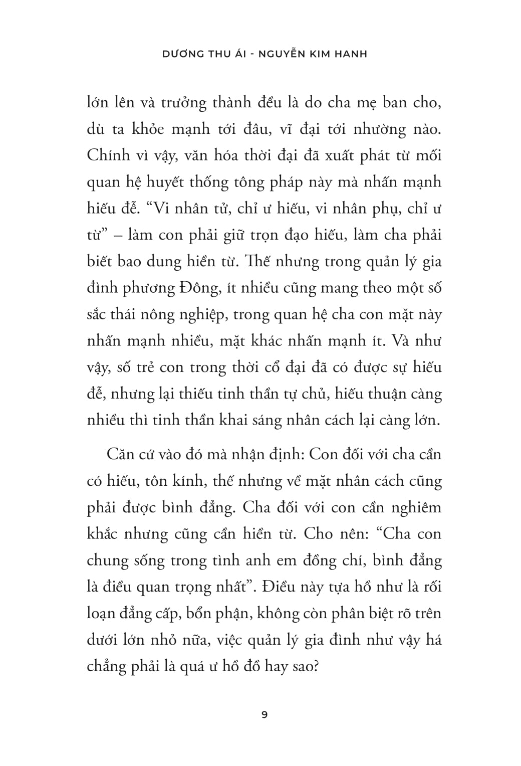 Dao Ly Co Nhan - Dao Gia Dinh