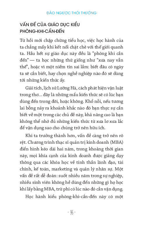 đảo ngược thói thường - sự thật tàn bạo về những bí mật thành công chưa ai dám nói bạn biết