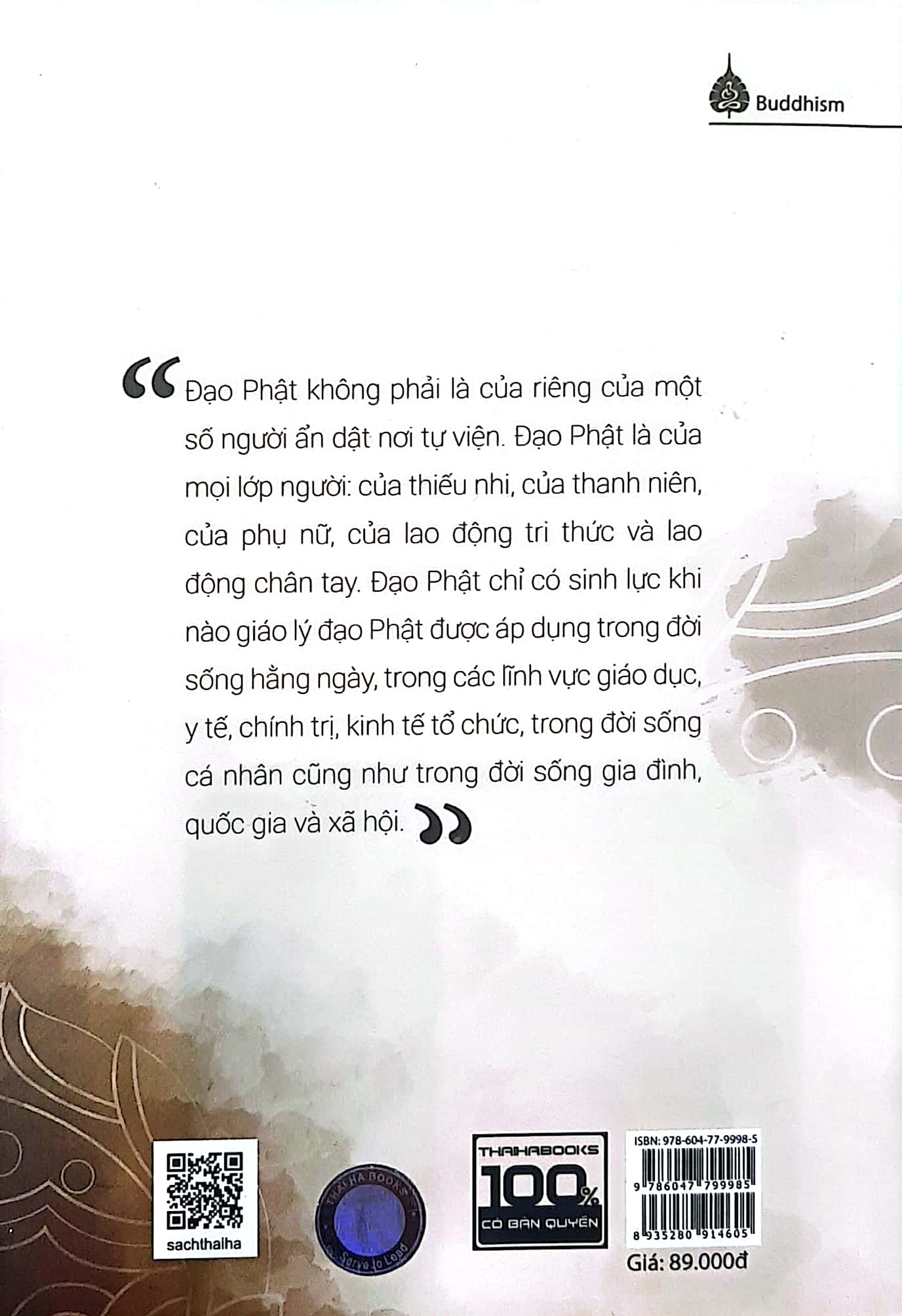 đạo phật áp dụng vào đời sống hằng ngày