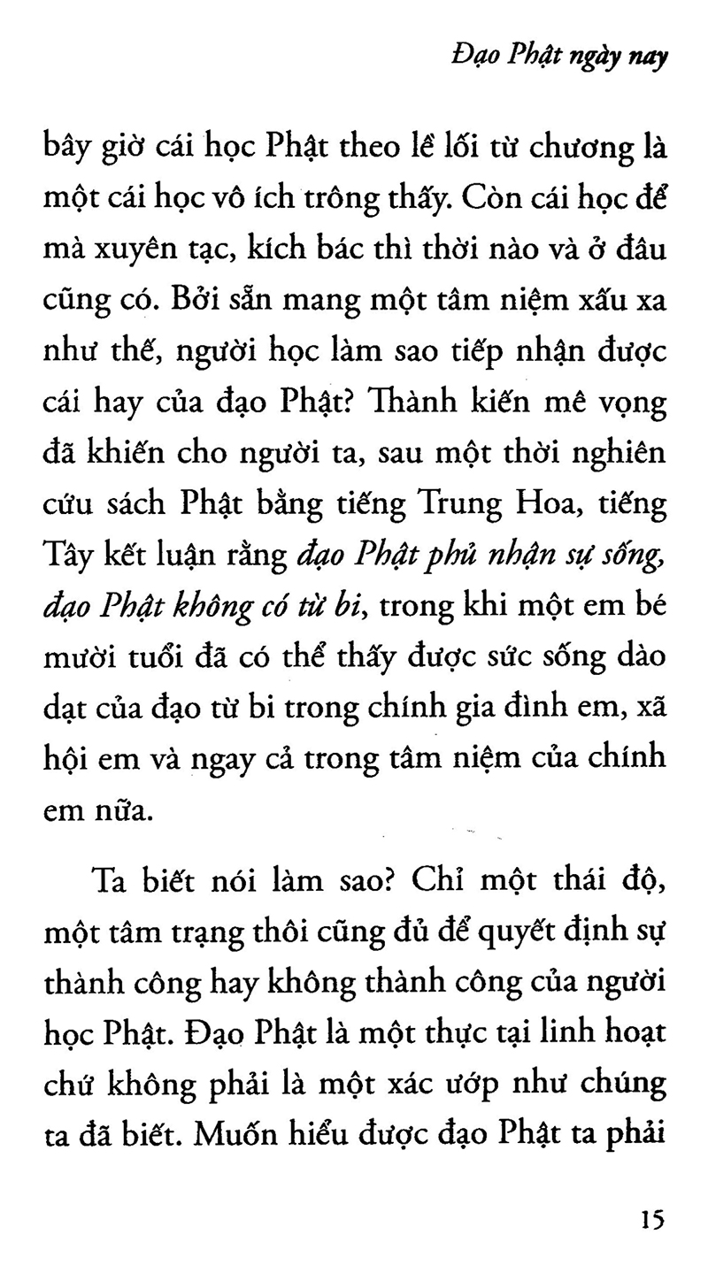 đạo phật ngày nay