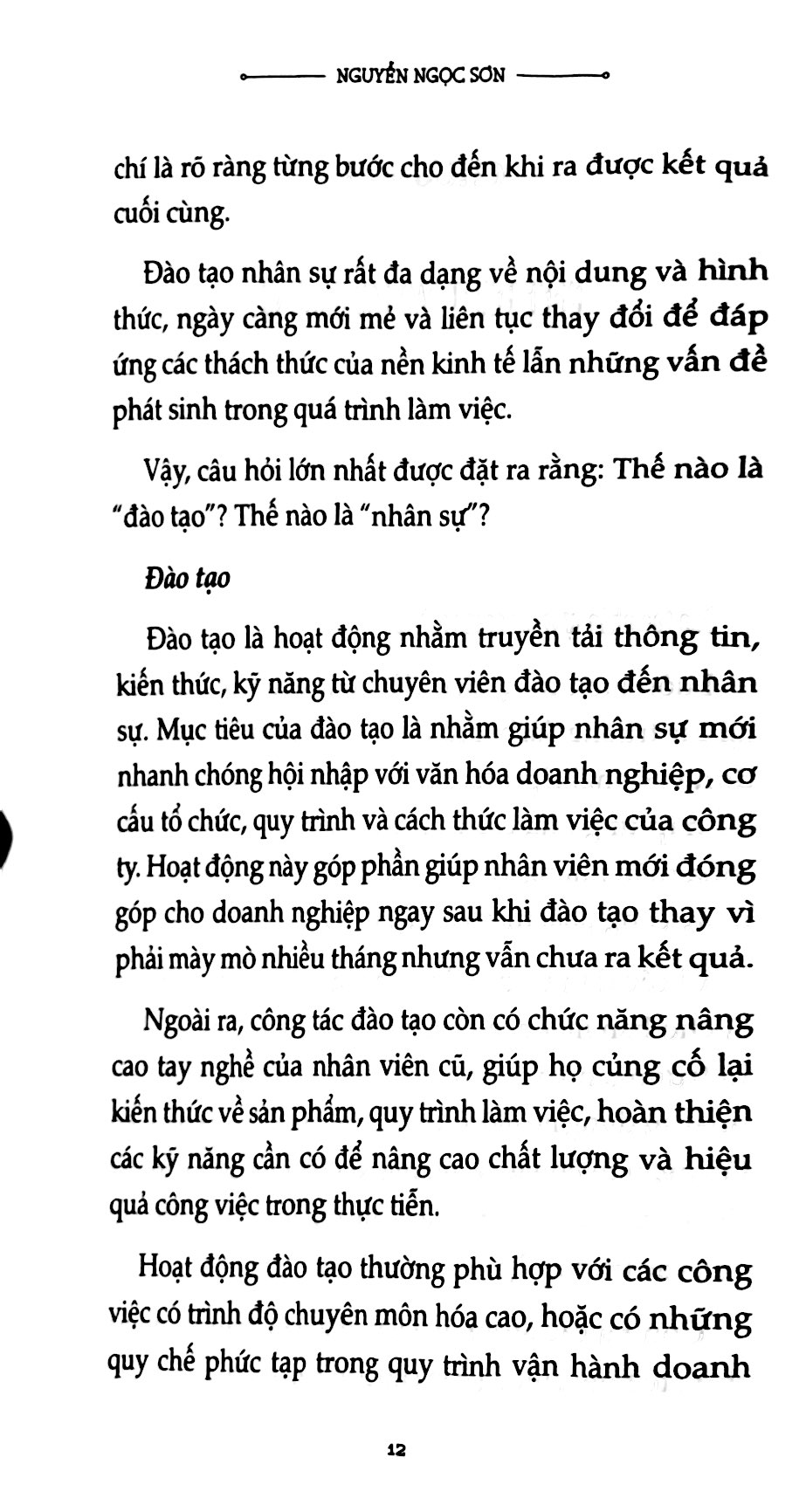 đào tạo nhân sự từ a đến z