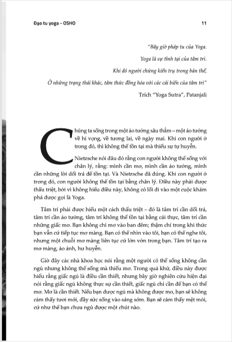 Dao Tu Yoga - Su Tinh Tai Cua Tam Tri