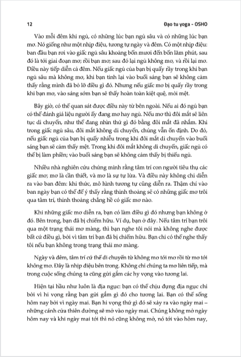 Dao Tu Yoga - Su Tinh Tai Cua Tam Tri