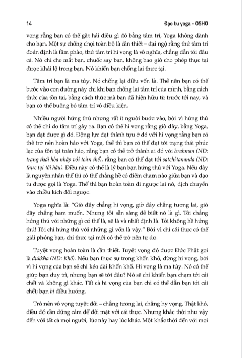 Dao Tu Yoga - Su Tinh Tai Cua Tam Tri