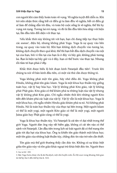 Dao Tu Yoga - Su Tinh Tai Cua Tam Tri