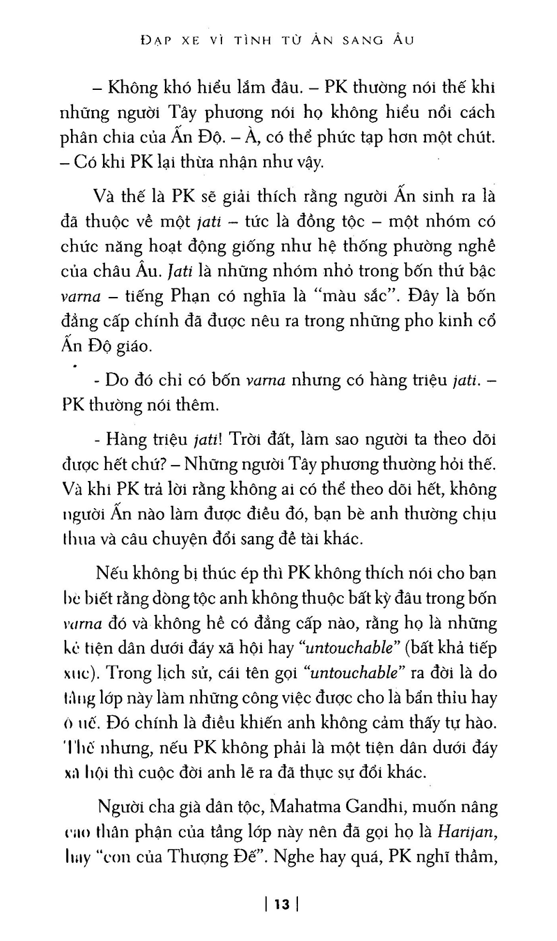 đạp xe vì tình từ ấn sang âu