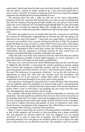 daring greatly: how the courage to be vulnerable transforms the way we live, love, parent, and lead