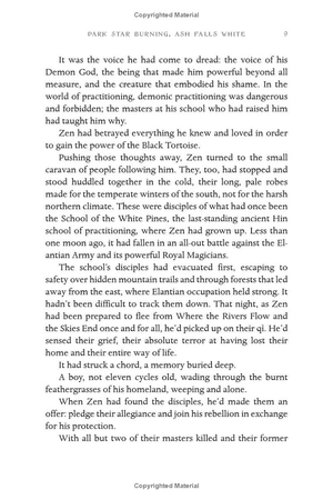 dark star burning, ash falls white