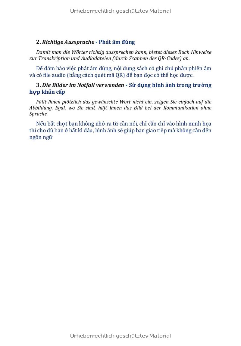 Das Bildworterbuch Deutsch-Vietnamesisch - Tu Dien Duc-Viet Bang Hinh