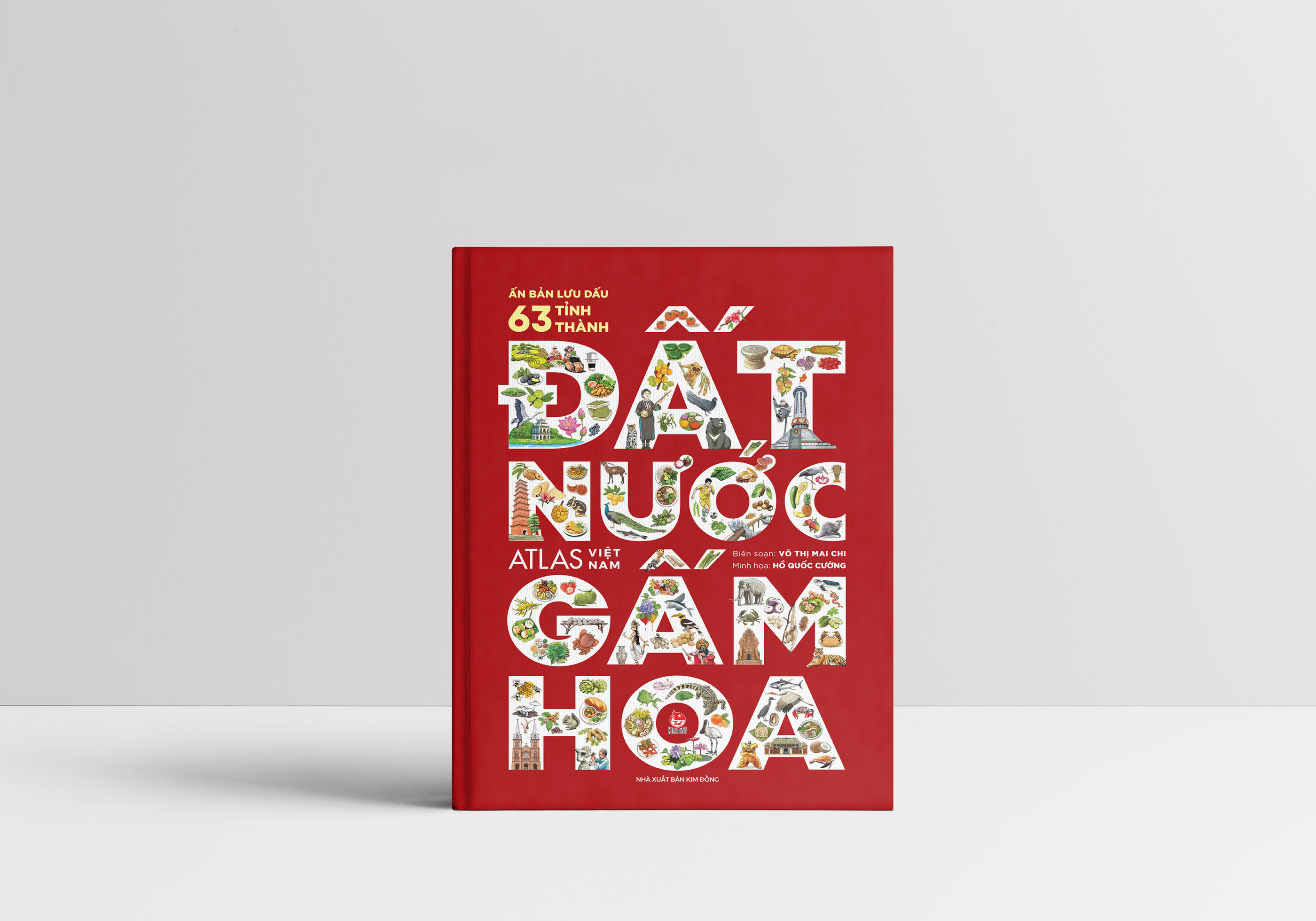 Dat Nuoc Gam Hoa - Atlas Viet Nam - An Ban Luu Dau 63 Tinh Thanh - Bia Cung