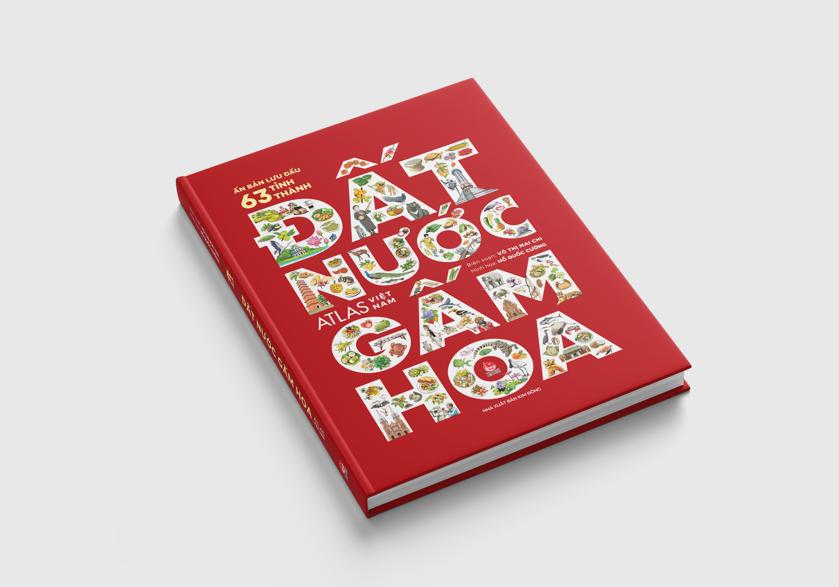 Dat Nuoc Gam Hoa - Atlas Viet Nam - An Ban Luu Dau 63 Tinh Thanh - Bia Cung