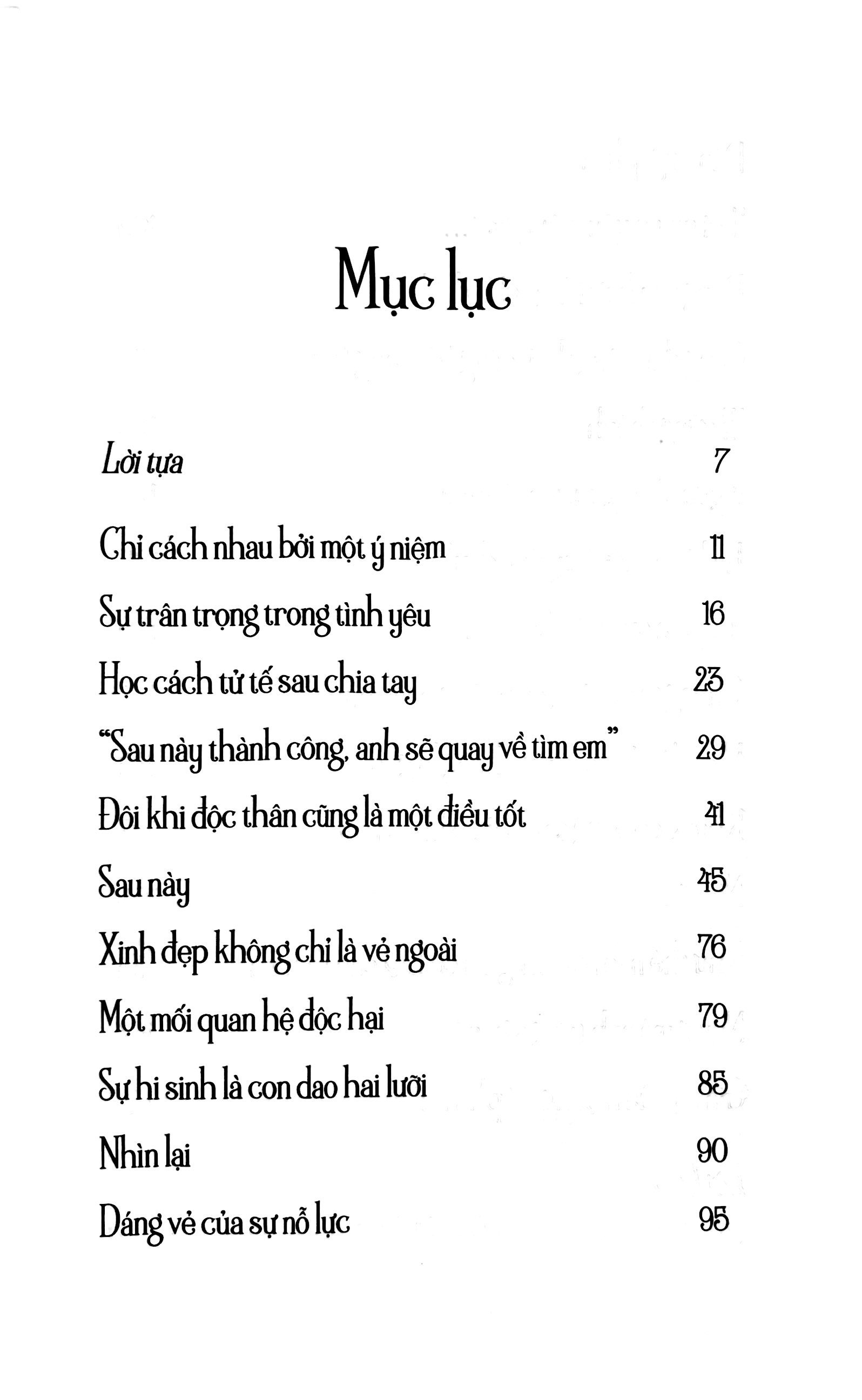 dấu ấn của trưởng thành