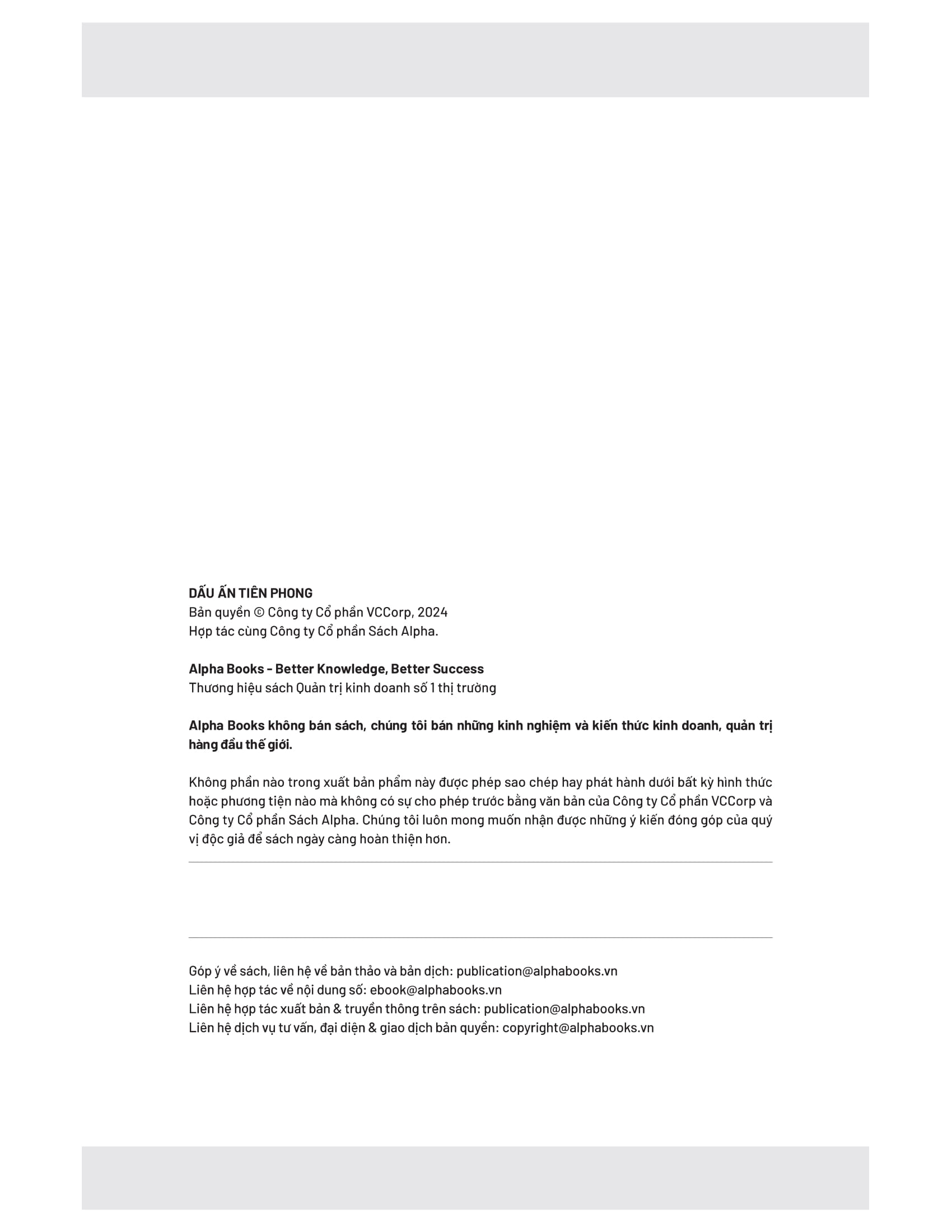 dấu ấn tiên phong