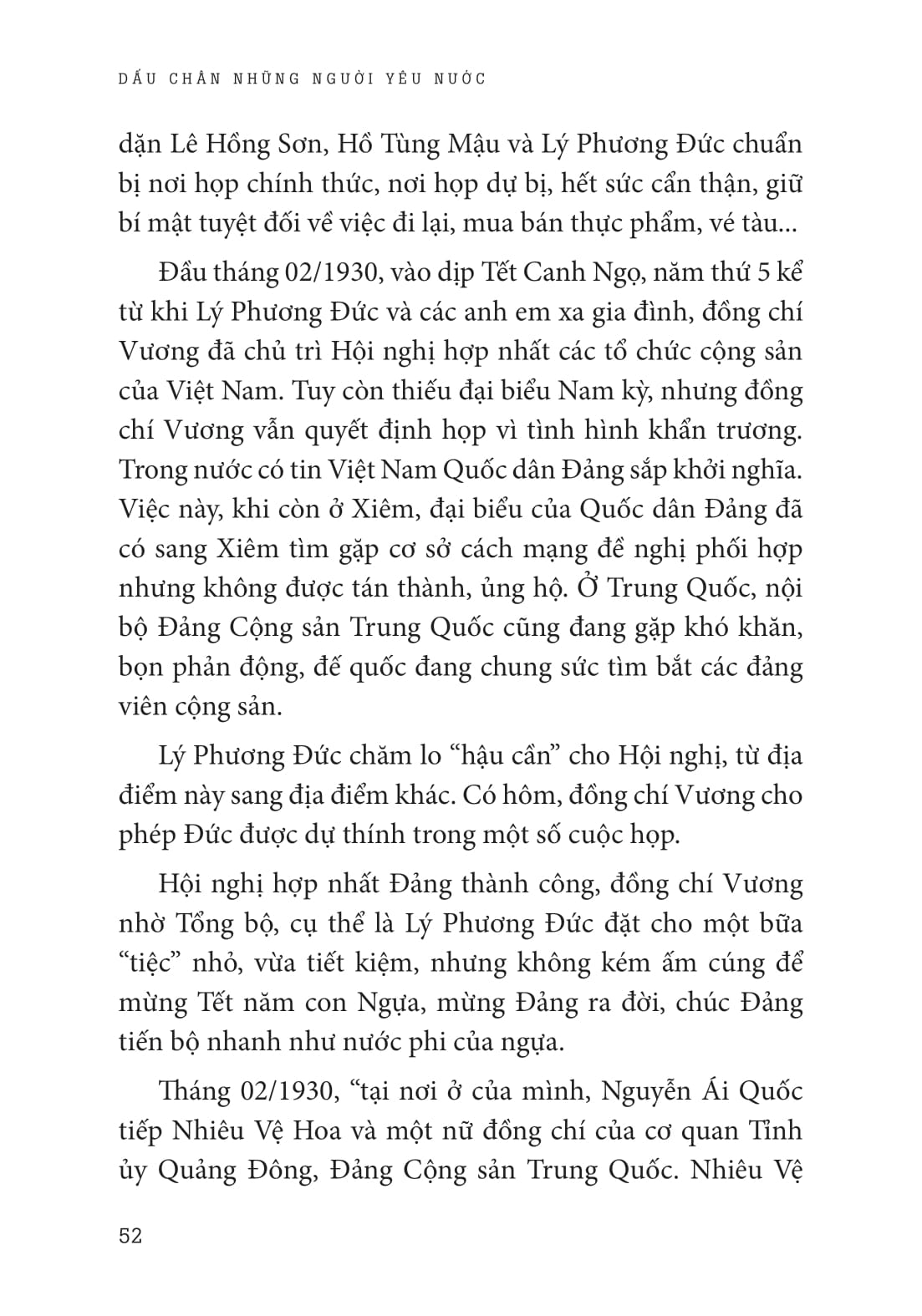 Dau Chan Nhung Nguoi Yeu Nuoc