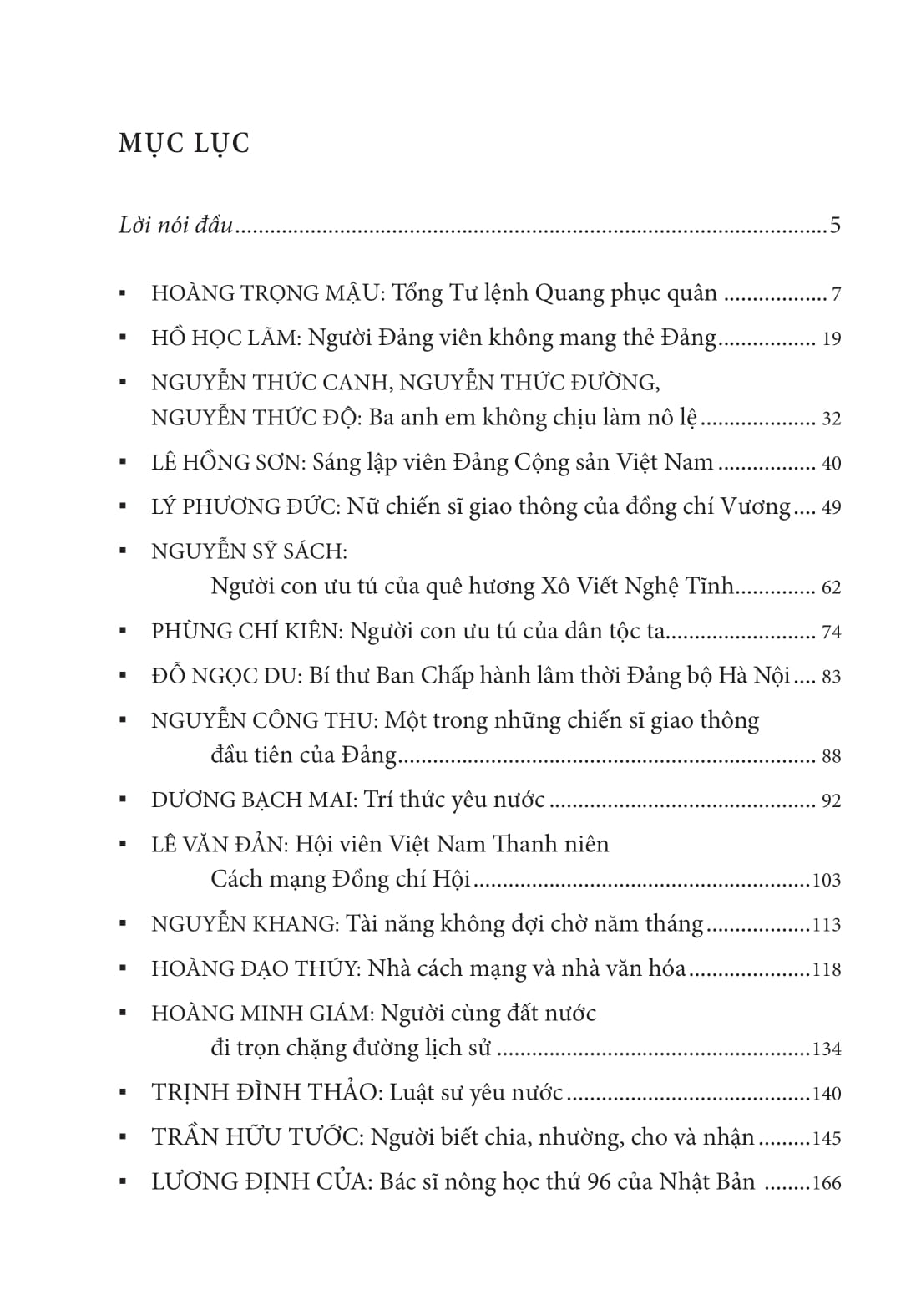 Dau Chan Nhung Nguoi Yeu Nuoc