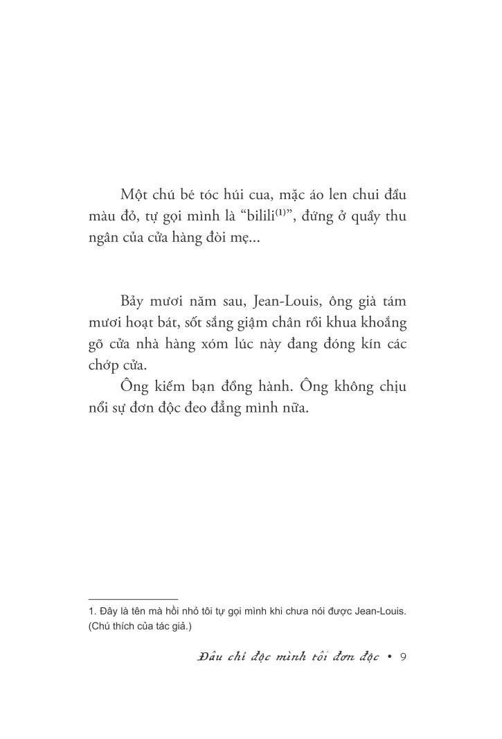 đâu chỉ độc mình tôi đơn độc