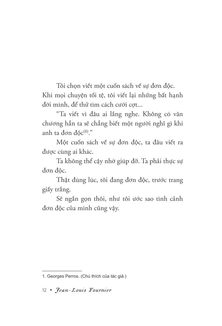đâu chỉ độc mình tôi đơn độc