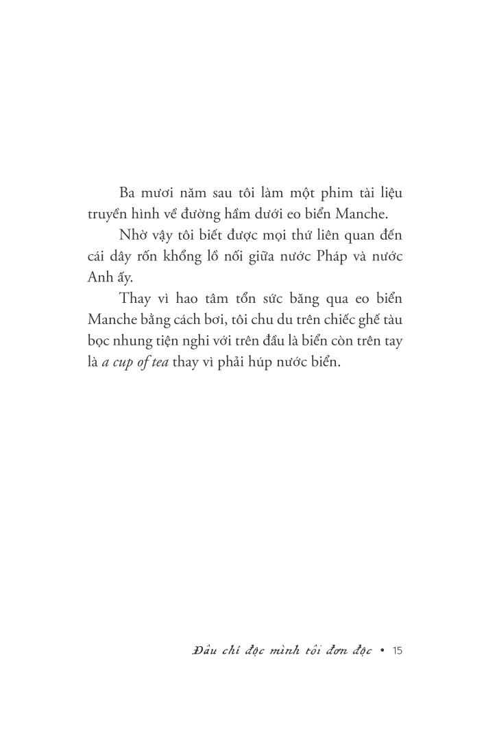 đâu chỉ độc mình tôi đơn độc