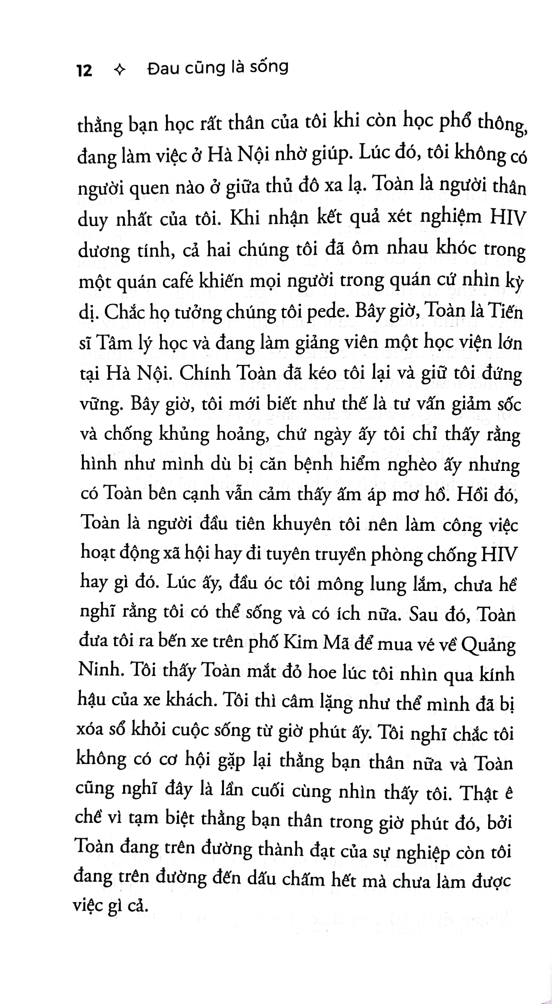 đau cũng là sống - tự truyện của người 30 năm sống chung với hiv