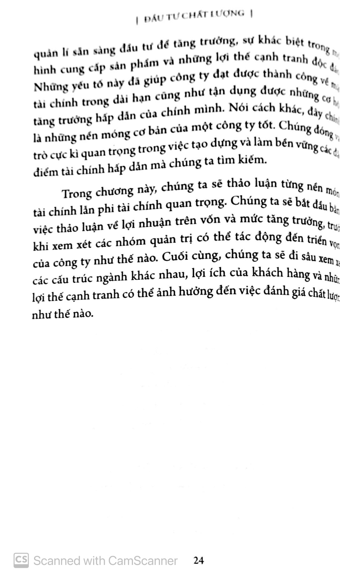 đầu tư chất lượng - sở hữu những công ty tốt nhất trong dài hạn