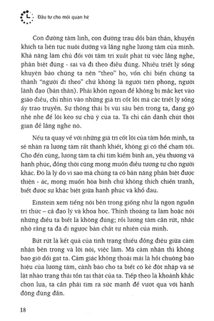 đầu tư cho mối quan hệ