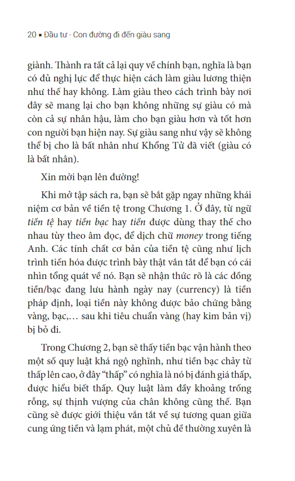 đầu tư - con đường đi đến giàu sang